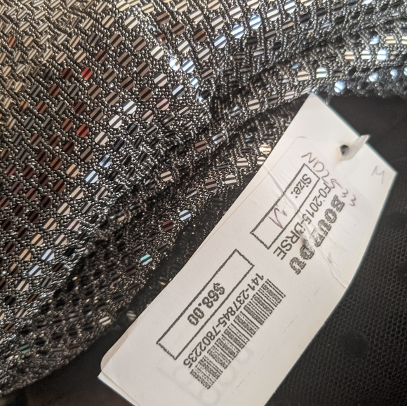 Long silver one shoulder dress (new with tags) - Picture 5 of 5